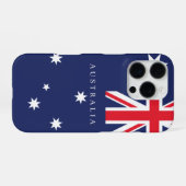 Klassieke Australische vlag iPhone Hoesje (Achterkant horizontaal)
