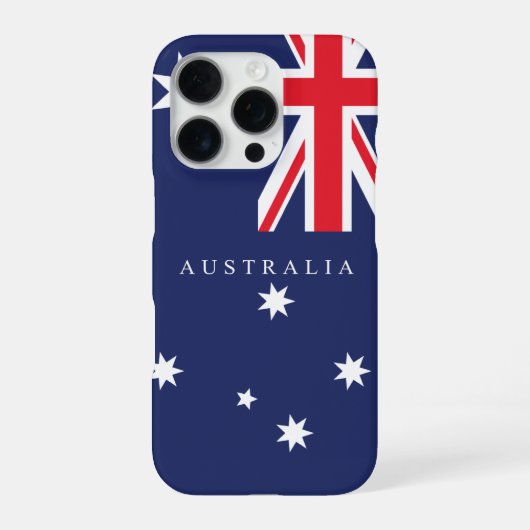 Klassieke Australische vlag iPhone Hoesje (Achterkant)