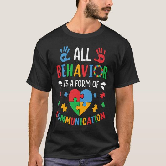 Klassieke Autisme Bewustheid Omlaag Syndrome Commu T-shirt (Voorkant)