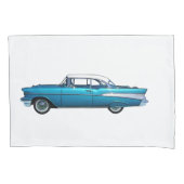 Klassieke auto 1957 Chevy BelAire aangepaste kusse Kussensloop (Voorkant)