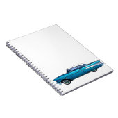 Klassieke auto 1957 Chevy BelAire op maat notitieb Notitieboek (Rechterzijde)