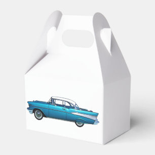 Klassieke auto 1957 Chevy BelAire-promotievakken Bedankdoosjes