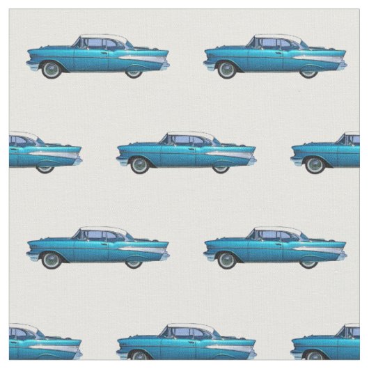 Klassieke auto 1957 Chevy BelAire Stof (Close Up)