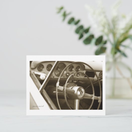 Klassieke auto 19 Briefkaart (Staand voorkant)