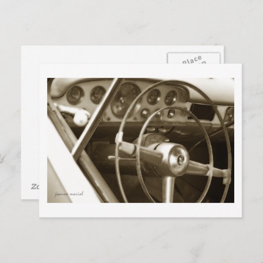 Klassieke auto 19 Briefkaart (Voorkant / Achterkant)