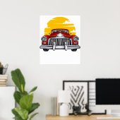 klassieke auto 2 poster (Thuiskantoor)
