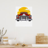 klassieke auto 2 poster (Keuken)