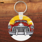 klassieke auto 2 sleutelhanger (Voorkant)