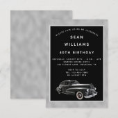  klassieke auto 40ste verjaardagsfeestje kaart (Voorkant / Achterkant)