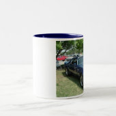 Klassieke auto 4 tweekleurige koffiemok (Center)