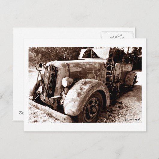 Klassieke auto 6 Briefkaart (Voorkant / Achterkant)