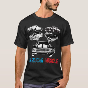 Klassieke auto Amerikaanse Muscle Cars liefhebber  T-shirt