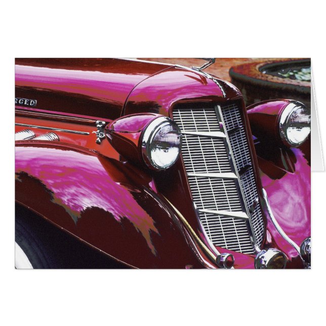 Klassieke auto: Auburn (Voorkant Horizontaal)