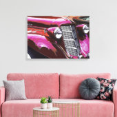 Klassieke auto: Auburn Canvas Afdruk (Insitu (Woonkamer))