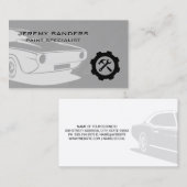 klassieke auto | Auto Paint Service | Mechanische  Visitekaartje (Voorkant / Achterkant)