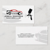 klassieke auto | Auto Paint Service Specialist Visitekaartje (Voorkant / Achterkant)