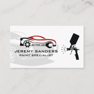 klassieke auto   Auto Paint Service Specialist Visitekaartje