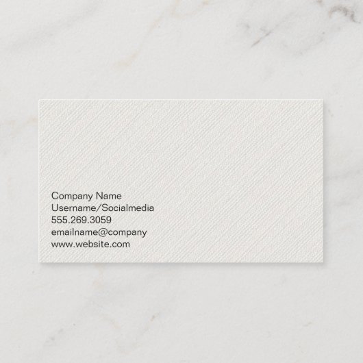 Klassieke auto | Autohandelaar Visitekaartje (Achterkant)