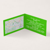 Klassieke auto, automatisch mechanisme en reparati visitekaartje (Binnen)