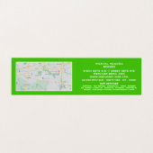 Klassieke auto, automatisch mechanisme en reparati visitekaartje (Binnenkant ongevouwen)