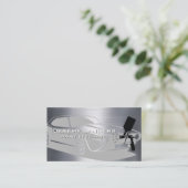 Klassieke auto | Automatische verfspuit Visitekaartje (Staand voorkant)