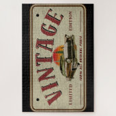 Klassieke Auto Beperkte Editie Originele Onderdele Legpuzzel (Verticaal)