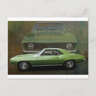 Klassieke auto briefkaart