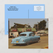 Klassieke auto briefkaart (Voorkant / Achterkant)