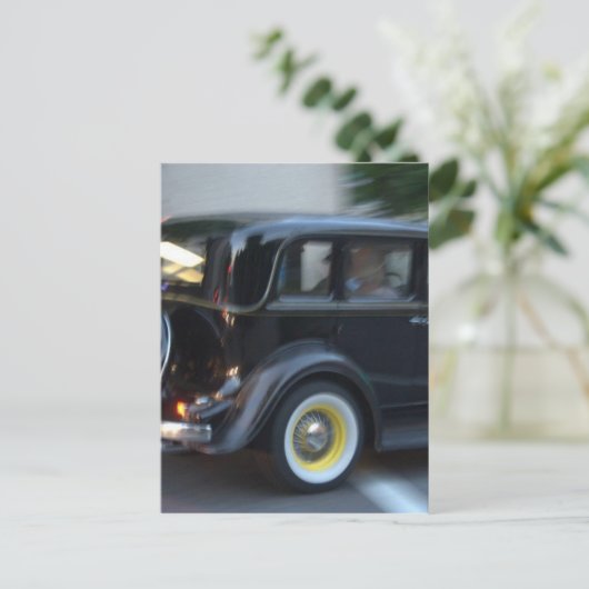 klassieke auto briefkaart (Staand voorkant)