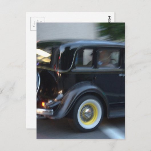 klassieke auto briefkaart (Voorkant / Achterkant)