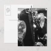 klassieke auto briefkaart (Voorkant / Achterkant)