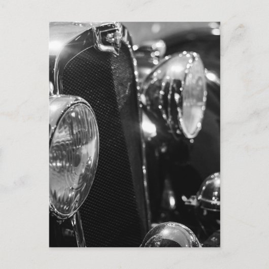 klassieke auto briefkaart (Voorkant)