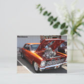 Klassieke auto briefkaart (Staand voorkant)