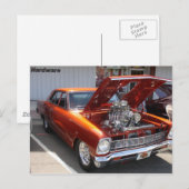 Klassieke auto briefkaart (Voorkant / Achterkant)