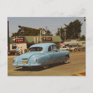 Klassieke auto briefkaart