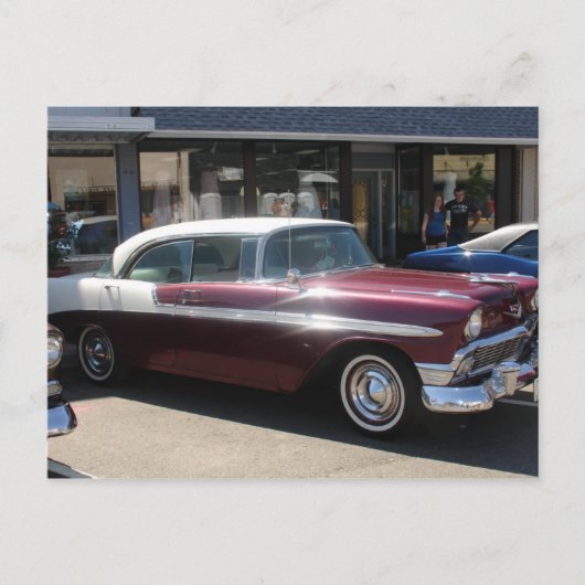 klassieke auto briefkaart (Voorkant)