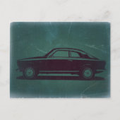 Klassieke auto briefkaart (Voorkant)