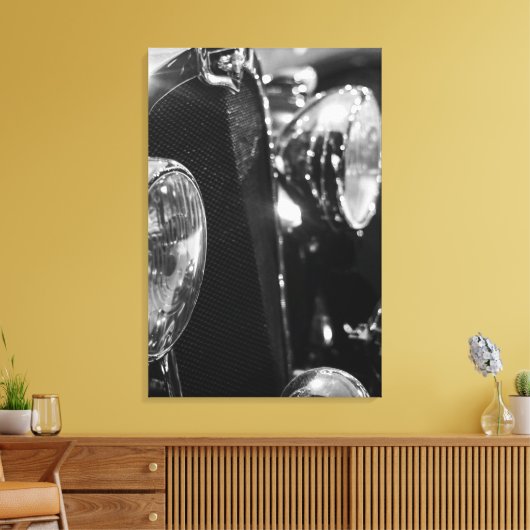 klassieke auto canvas afdruk (Insitu (Woonkamer))