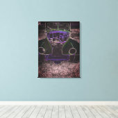 Klassieke auto canvas afdruk (Insitu (Houten vloer))