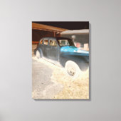 Klassieke auto canvas afdruk (Voorkant)