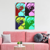 Klassieke auto canvas afdruk (Insitu (Woonkamer))