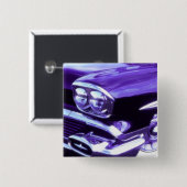 Klassieke auto: Chevrolet 1958 Vierkante Button 5,1 Cm (Voorkant /achterkant)