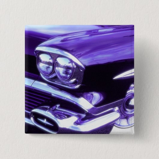 Klassieke auto: Chevrolet 1958 Vierkante Button 5,1 Cm (Voorkant)