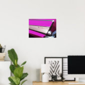 Klassieke auto: Chevrolet Bel Air Poster (Thuiskantoor)