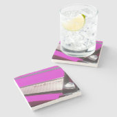 Klassieke auto: Chevrolet Bel Air Stenen Onderzetter (Zijkant)