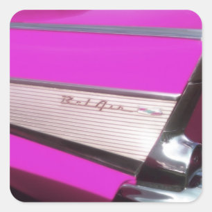 Klassieke auto: Chevrolet Bel Air Vierkante Sticker