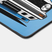 Klassieke Auto Cultuur, Custom Golf wit Bloemen Bureaumat (Hoek)