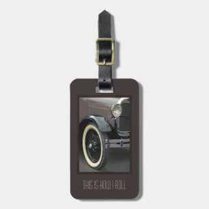 Klassieke auto dit is hoe ik Bagagelabel kan rolle