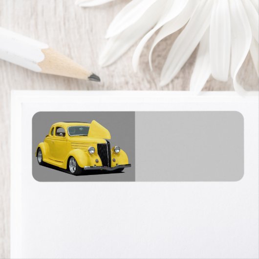 Klassieke auto etiket (Insitu)