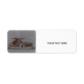 Klassieke auto etiket (Voorkant)